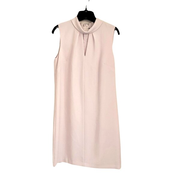 Karl Lagerfeld Soft Pink Sleeveless Keyhole Sheath - Picture 4 of 7